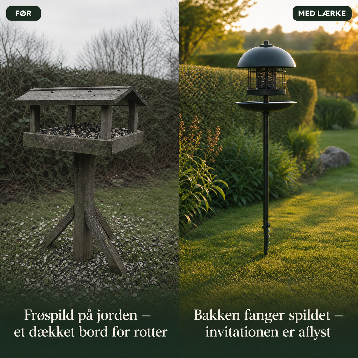 Lærke - Premium Fuglefoderhus