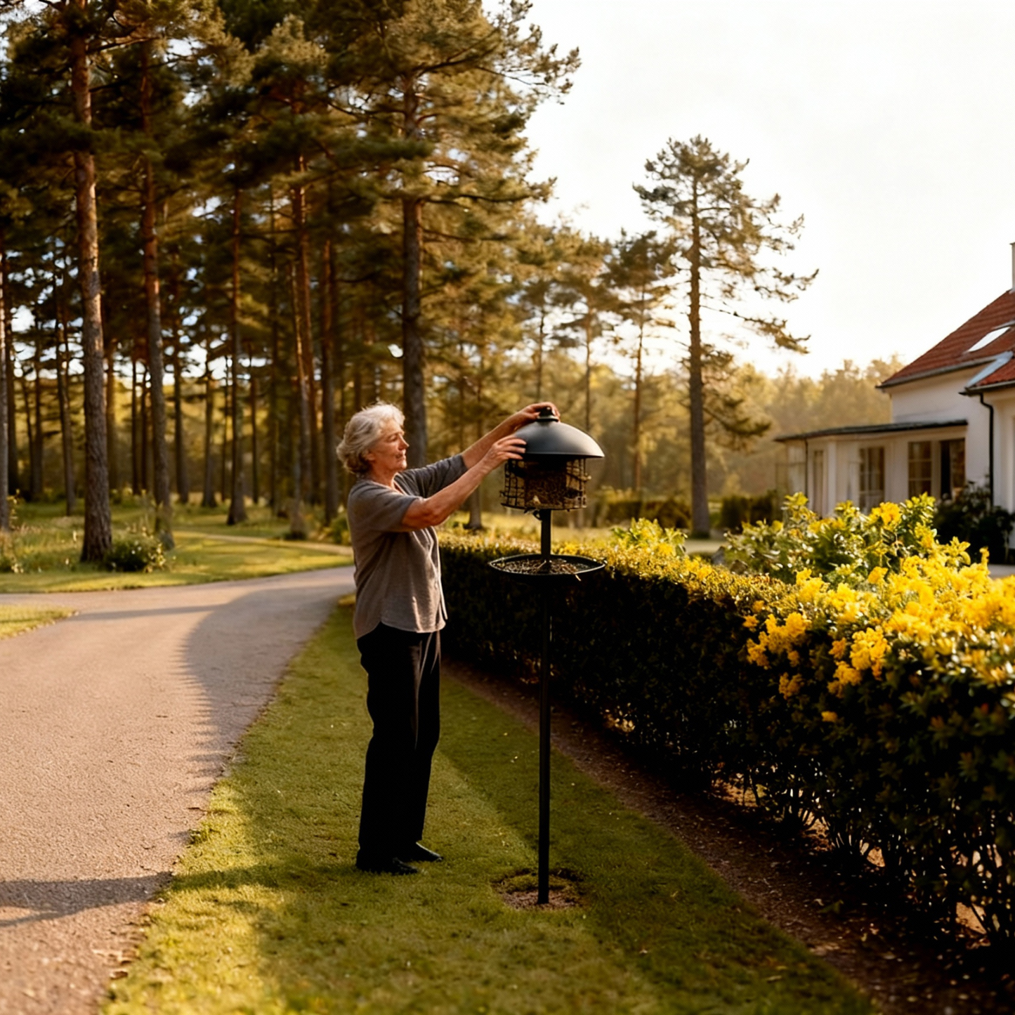 Lærke - Premium Fuglefoderhus